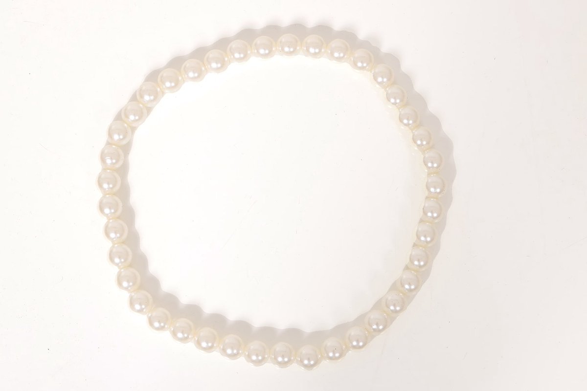 Parelketting met grote parels - Roaring 20s - carnaval