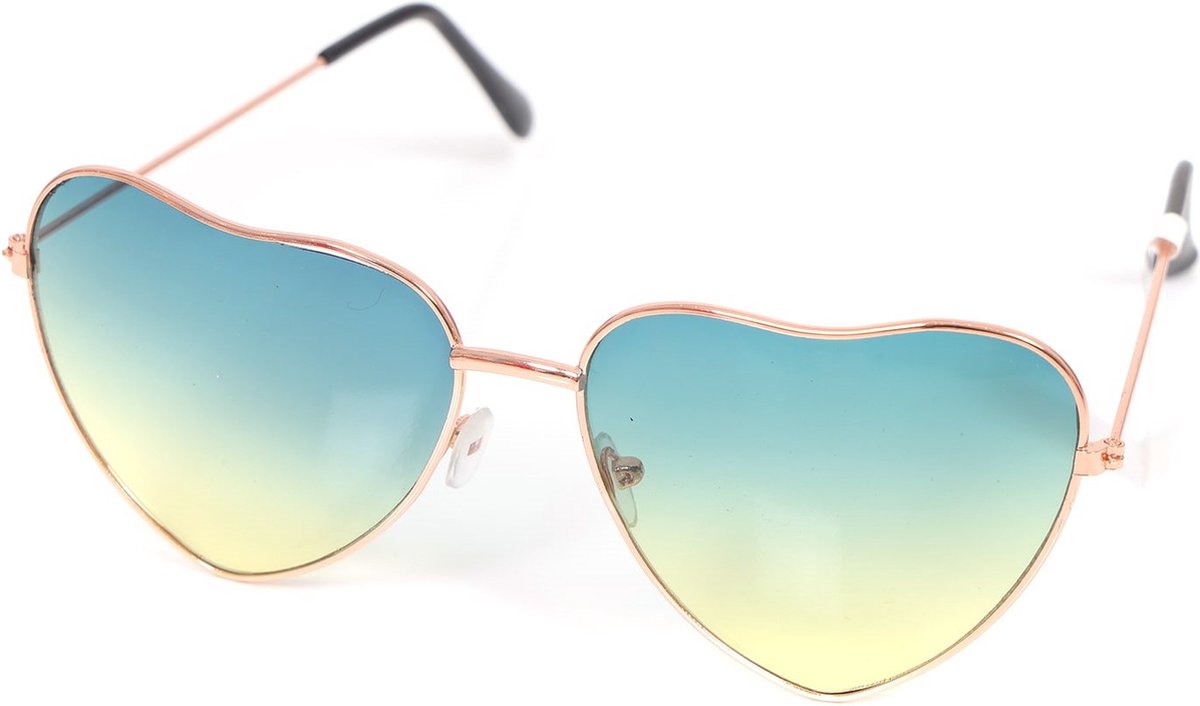 Zonnebril Hart - groen - Festival - Carnaval