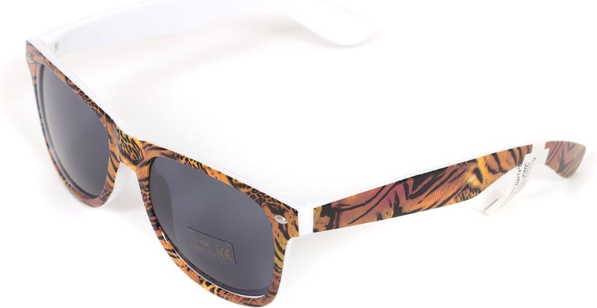 Zonnebril met panter print
