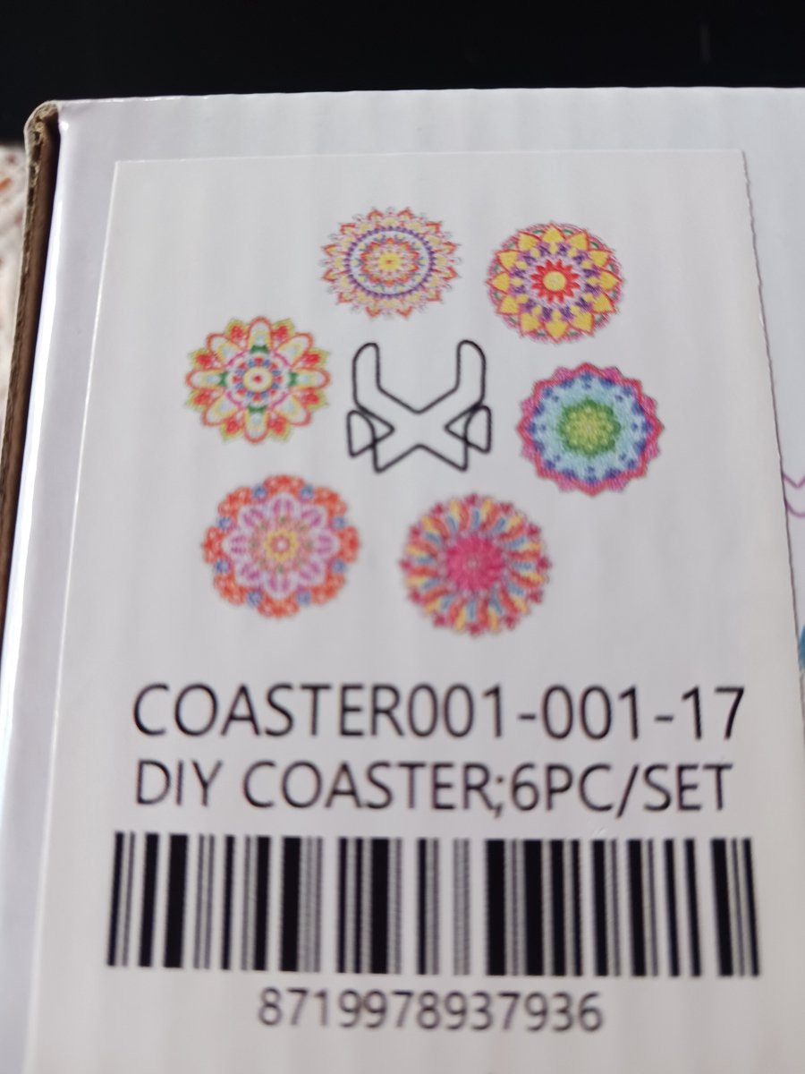 diamond painting onderlegger 6 stuks in verpakking