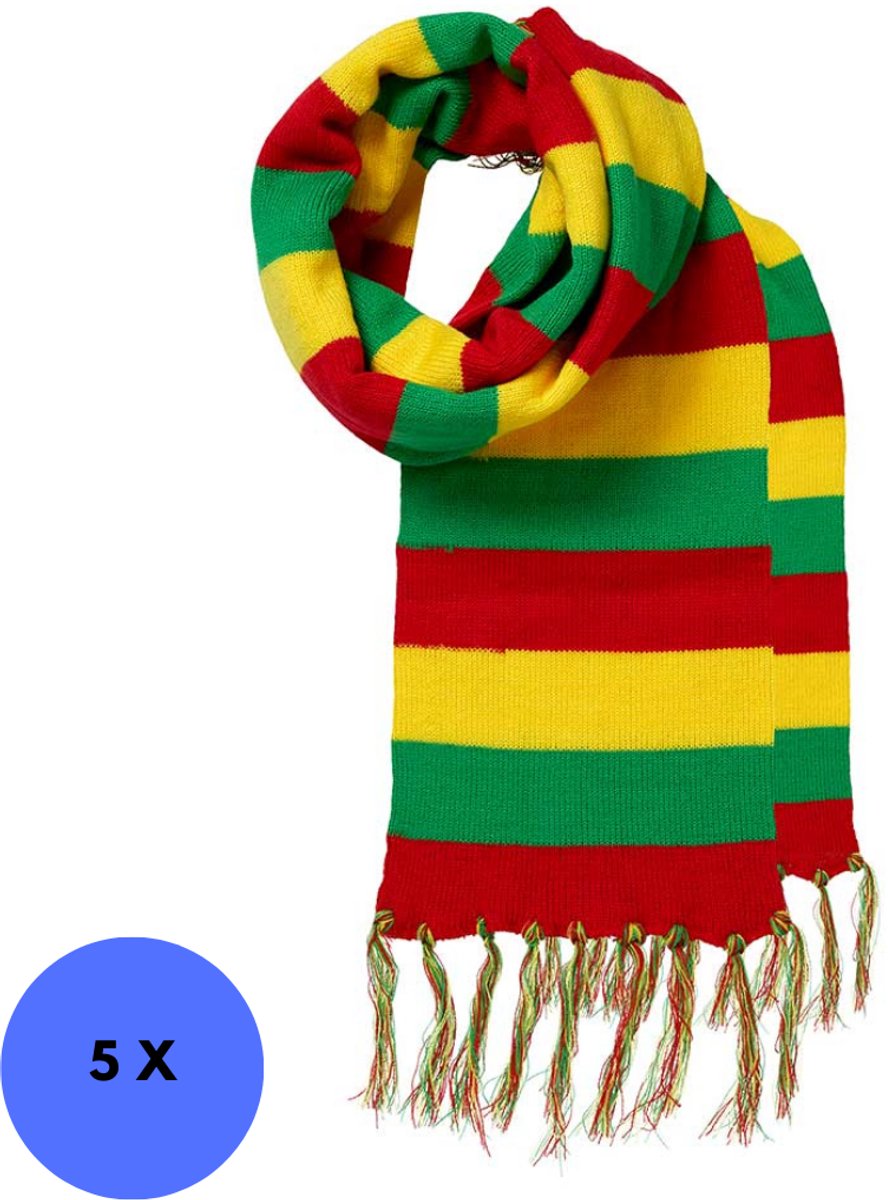 Morethansocks - Limburg sjaal - 5 Stuks - Voordeelpakket - Unisex - Carnaval sjaal Limburg