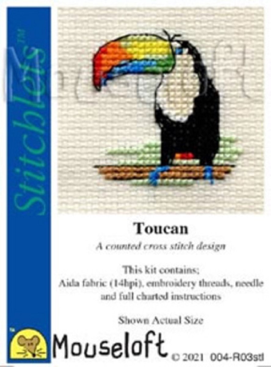 Mini Borduurpakketje - Toucan