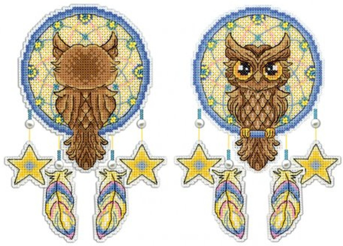 Borduurpakket Dromenvanger Uil - Mp Studia