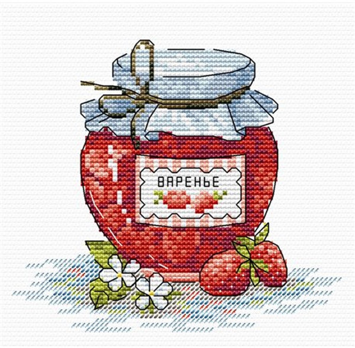 Borduurpakket Pot Jam - Mp Studia