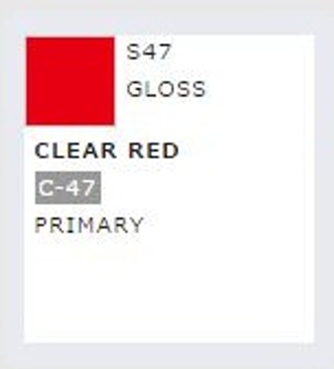 Mrhobby - Mr. Color Spray 100 Ml Clear Red (Mrh-s-047)