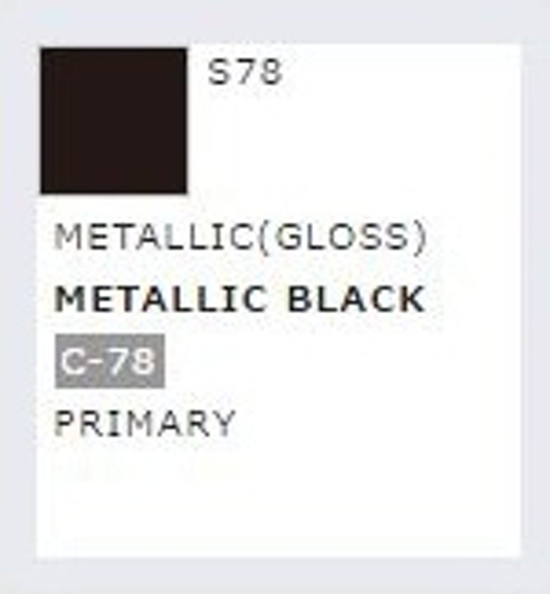 Mrhobby - Mr. Color Spray 100 Ml Metal Black (Mrh-s-078)