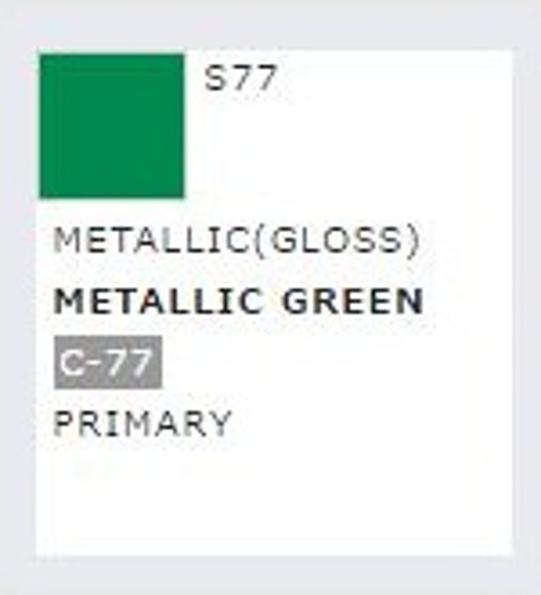 Mrhobby - Mr. Color Spray 100 Ml Metallic Green (Mrh-s-077)