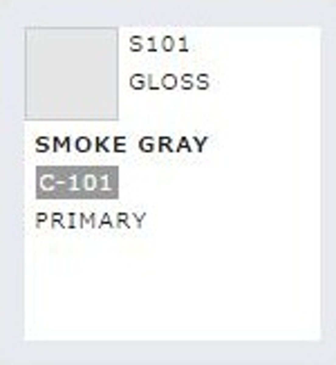 Mrhobby - Mr. Color Spray 100 Ml Smoke Gray (Mrh-s-101)
