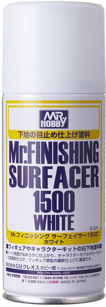 Mrhobby - Mr. Finishing Surfacer 1500 White (Mrh-b-529)