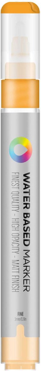 MTN Water Based Markers – 3mm fine tip - Azo Orange Light