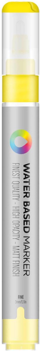 MTN Water Based Markers – 3mm fine tip - Cadmium Yellow Medium