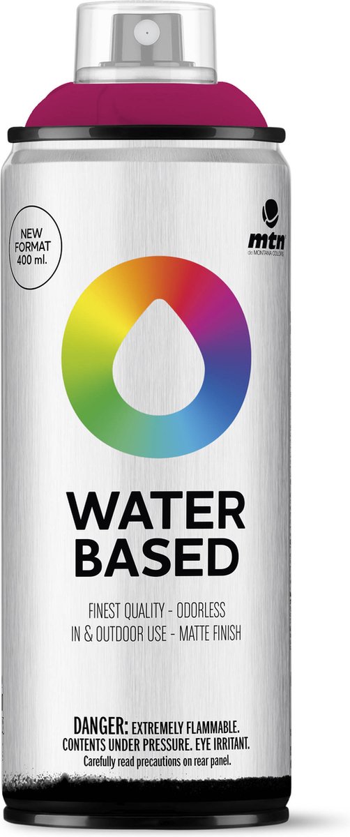 MTN Water Based Spuitbus - verf op waterbasis - RV-213 Merlot Red - 400ml