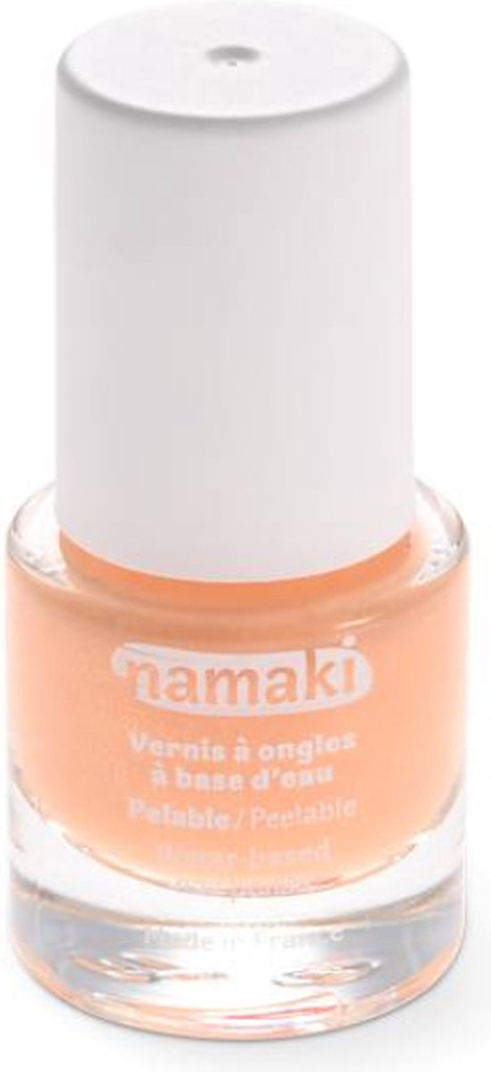 Namaki Kinder Nagellak – Kinder Make-up - Oplosmiddelvrije, geurloze en afpelbare kindernagellak op waterbasis – 7.5 ml – Peach 29