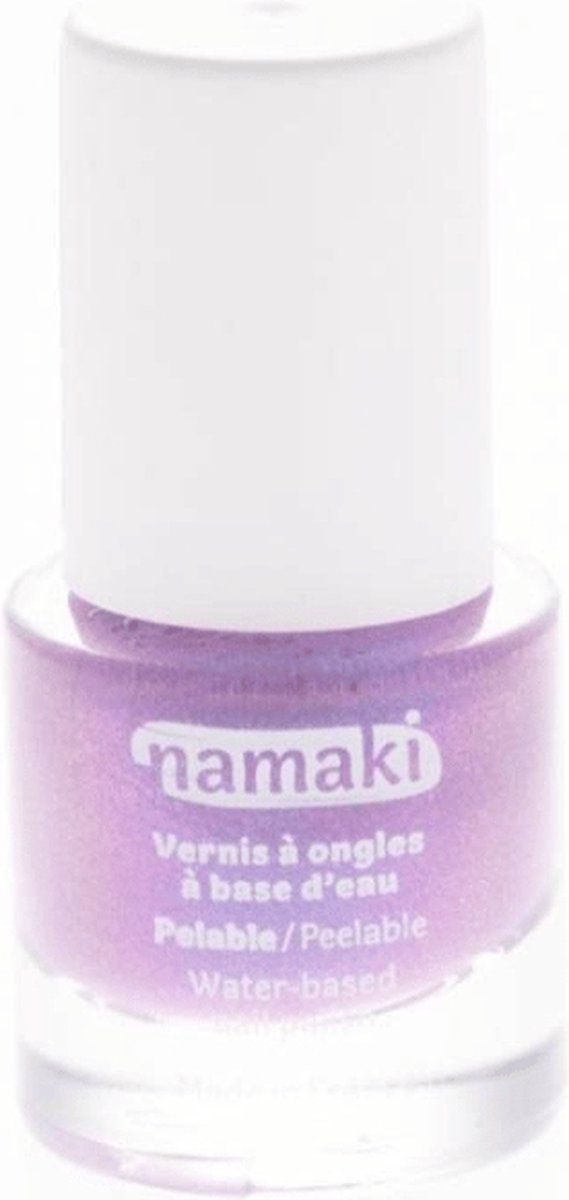 Namaki Kinder Nagellak – Kinder Make-up - Oplosmiddelvrije, geurloze en afpelbare kindernagellak op waterbasis – 7.5 ml – Violet 27