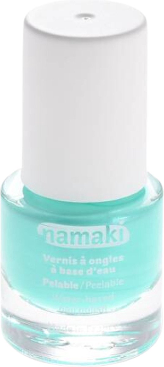 Namaki Kinder Nagellak – Kinder Make-up - Oplosmiddelvrije, geurloze en afpelbare kindernagellak op waterbasis – 7.5 ml – Water Green 37