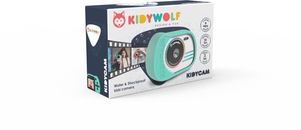 Kidywolf Kidycam cyan