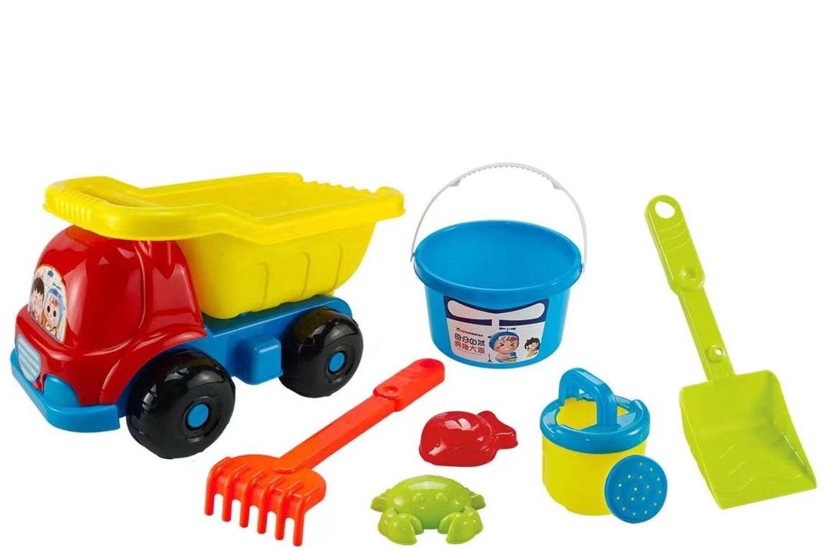 Strandspeelgoed auto zandvormpjes 7pcs Strandspeelgoedset Zandset Kinderen Zandspeelset