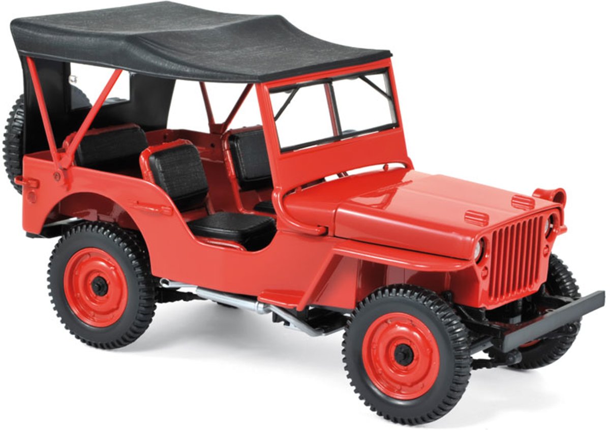 Jeep 1942 Rood Norev 1:18