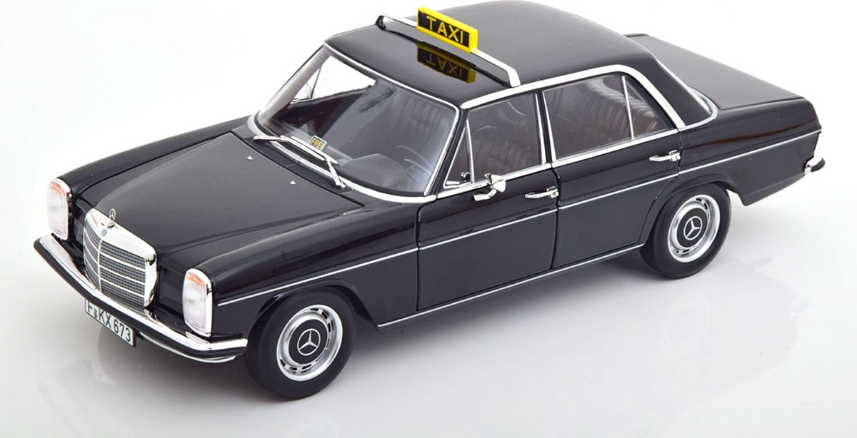 Mercedes Benz 200 1968 Taxi - Black Norev 1:18