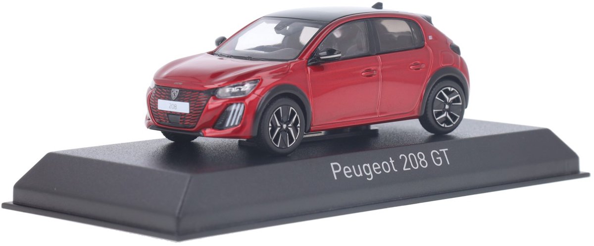 Peugeot 208 GT 2024 Elixir Rood - Model 1/43 Norev