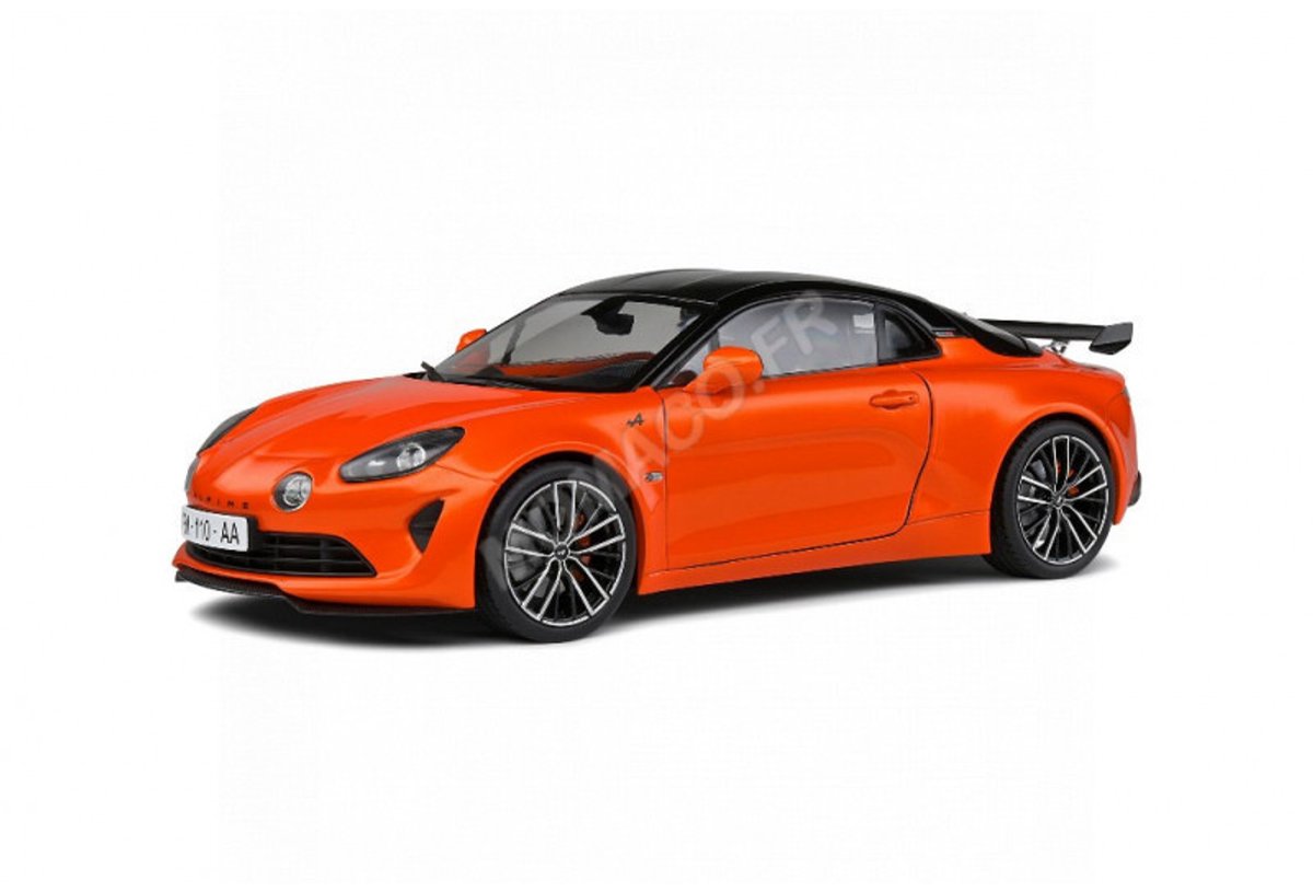 Renault Alpine A110 S Pack Aero 2022 Fire Oranje Model 1/43 Norev
