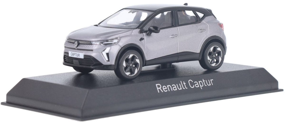Renault Captur 2024 Oyster Grijs Zwart Model 1/43 Norev 517767
