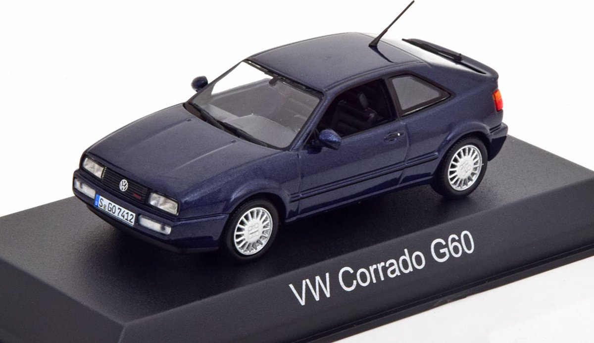 Volkswagen Corrado G60 1990 Blue metallic, Norev 840142