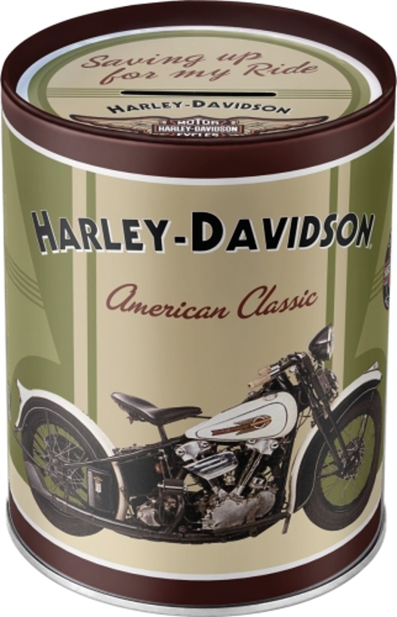 NOSTALGIC ART SPAARPOT HARLEY-DAVIDSON KNUCKLEHEAD