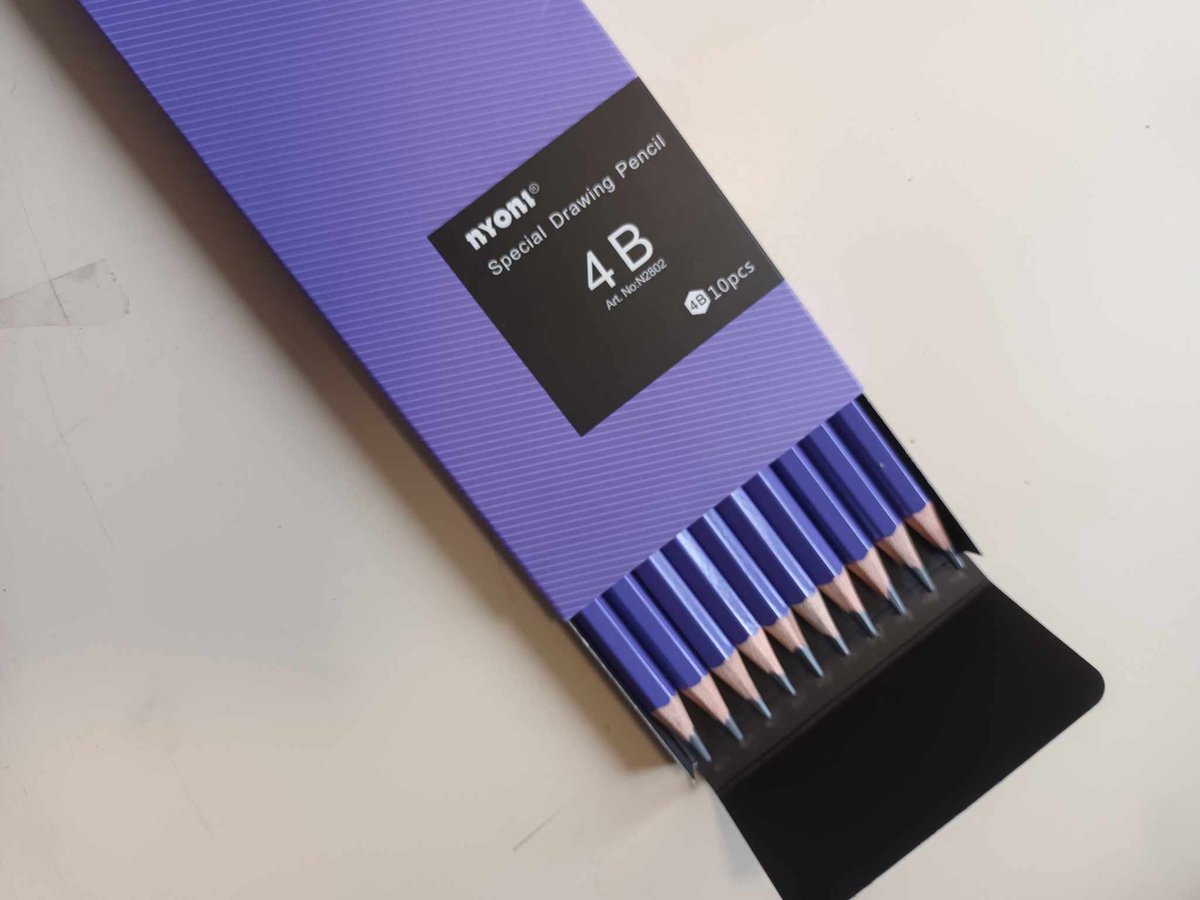 Graphite Schetsen Potloden - 4H - Professionele Potlood Set voor Tekening 10 st.