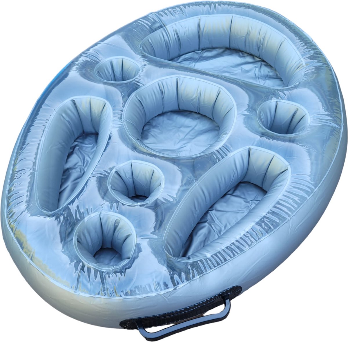 drijvend dienblad voor jacuzzi of zwembad - spa bar - drijvende bar - opblaasbare drankhouder - floating tray - jacuzzi accessoires - spa accessoires – oDaani