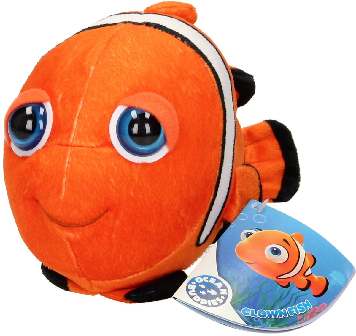 Knuffel Big Head Pluche Clownvis, 25cm