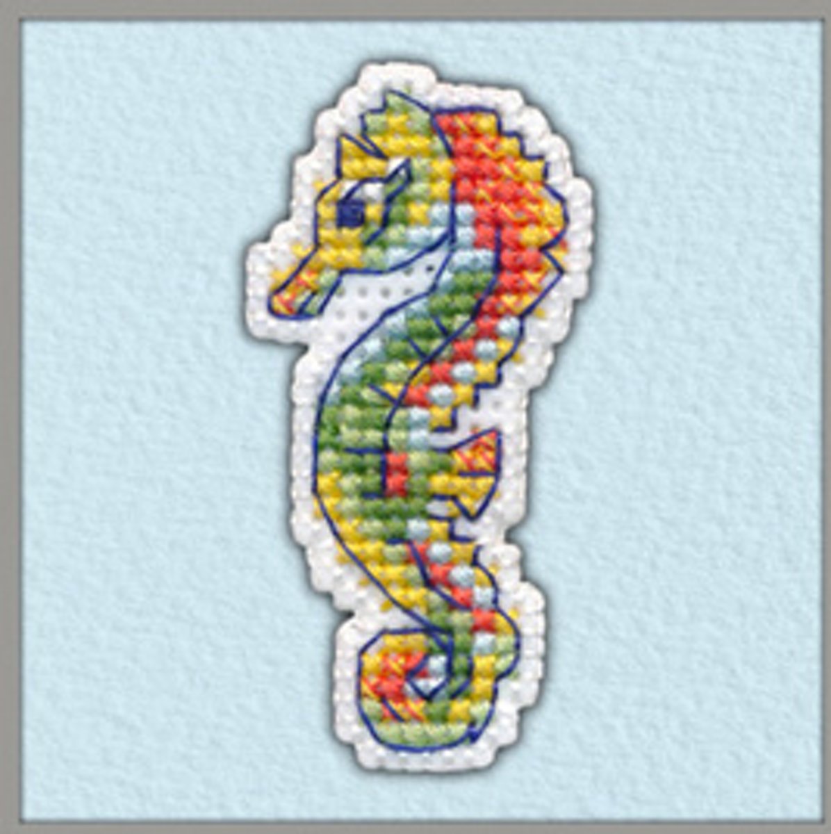 Borduurpakket Broche - Zeepaardje - Oven