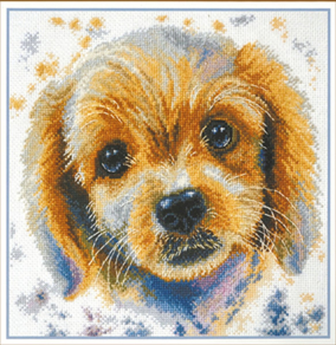 Borduurpakket Hond Lucy - Oven