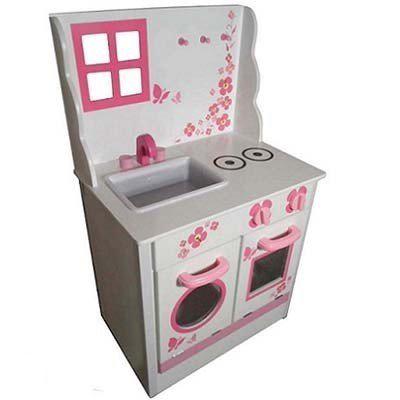 Keuken Wit/roze