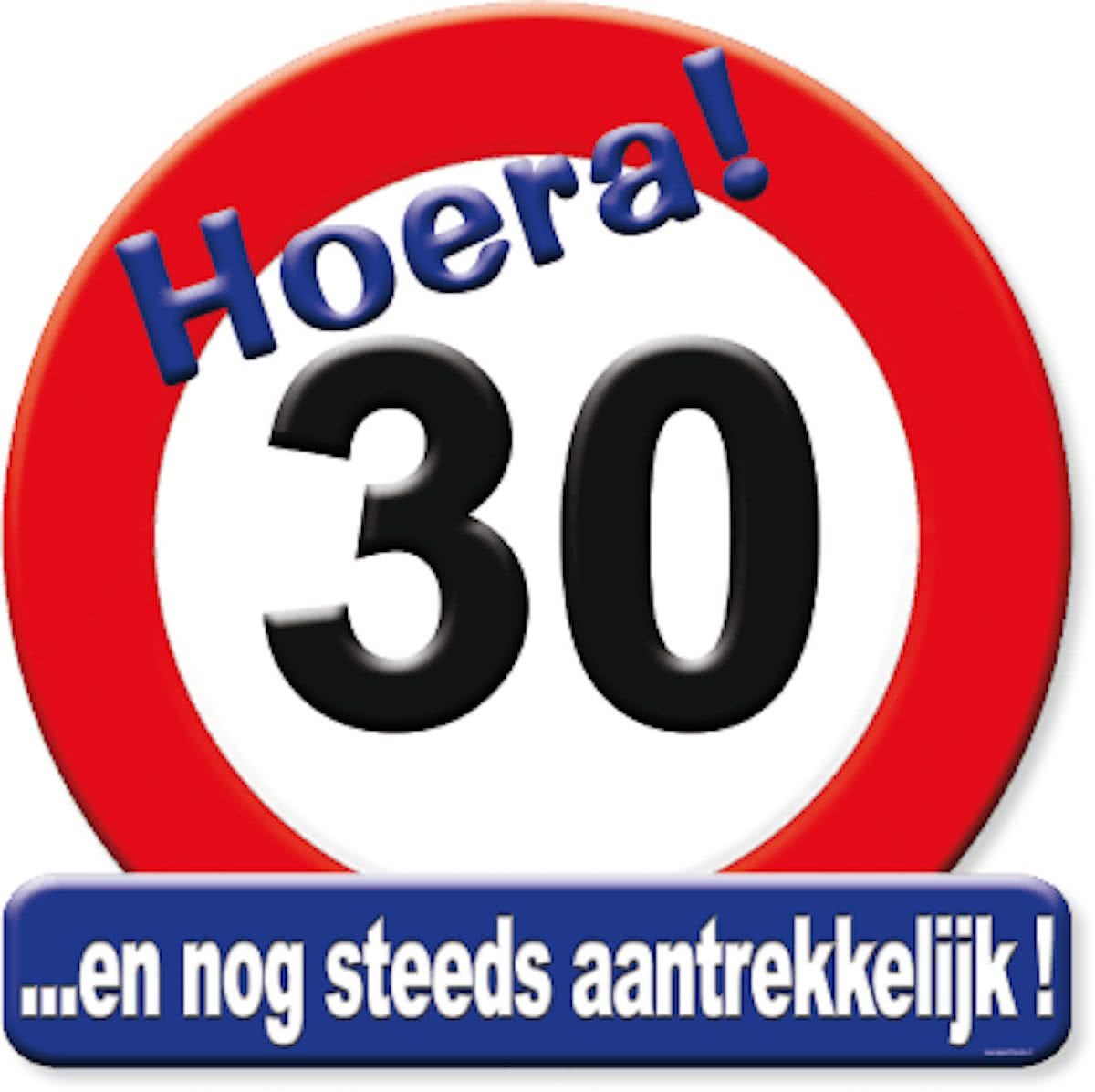 huldeschild hoera 30
