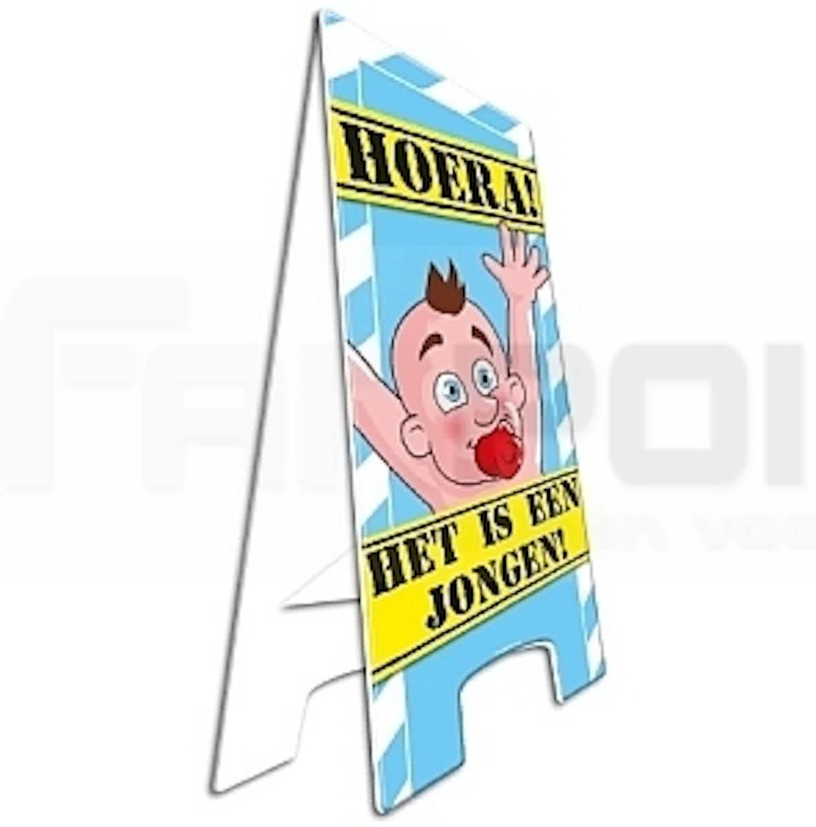 Warning Sign Hoera een jongen