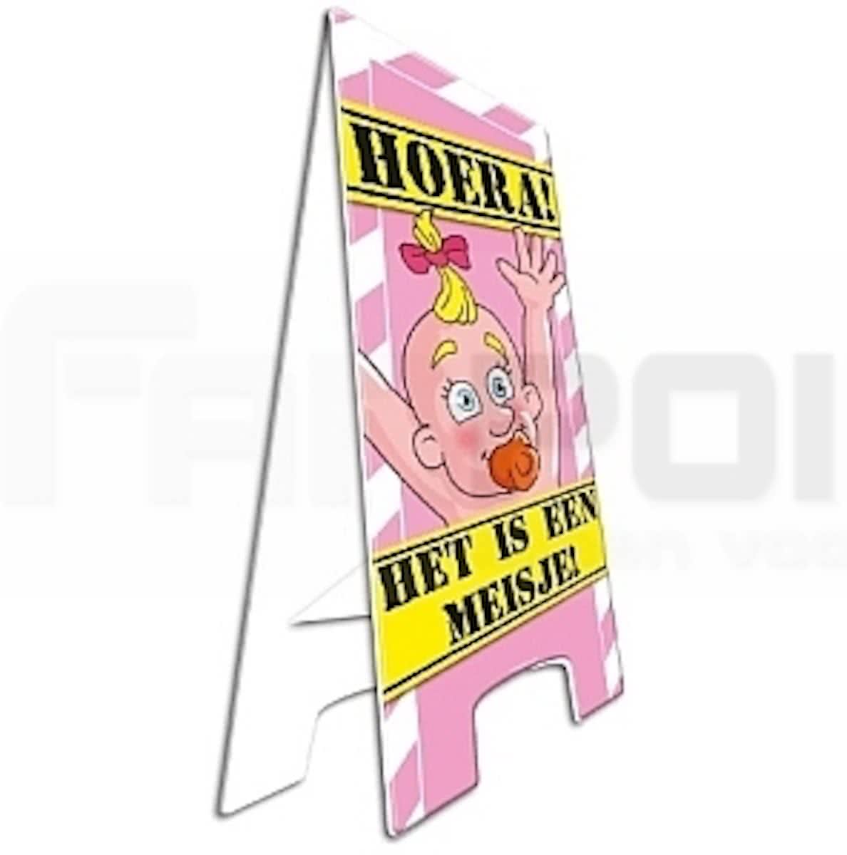 Warning Sign Hoera een meisje