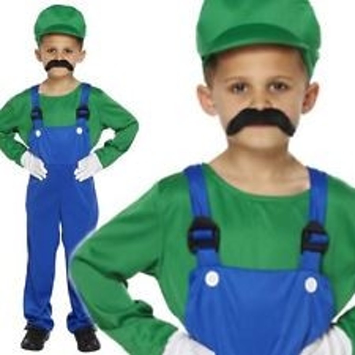 Partychimp - Loodgieter - Luigi - Groen - mt.116