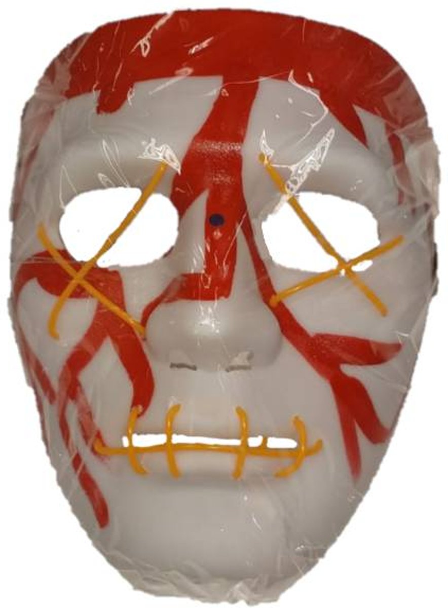 Partychimp - Masker- horror- plastic met licht
