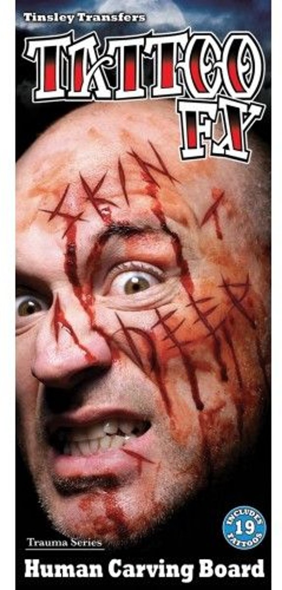 Partychimp - tattoo Carving board