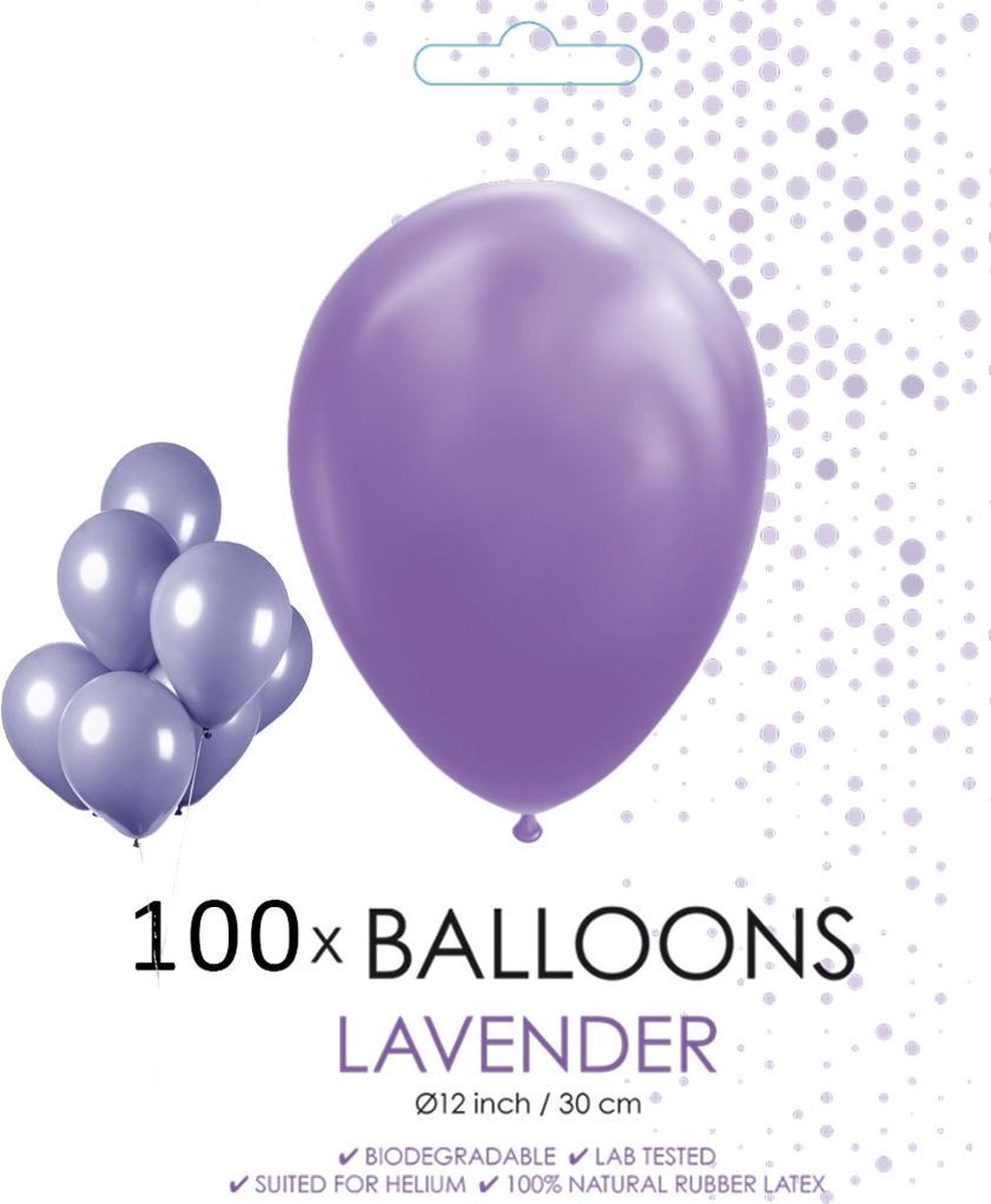 100 ballonnen lavendel 12 inch