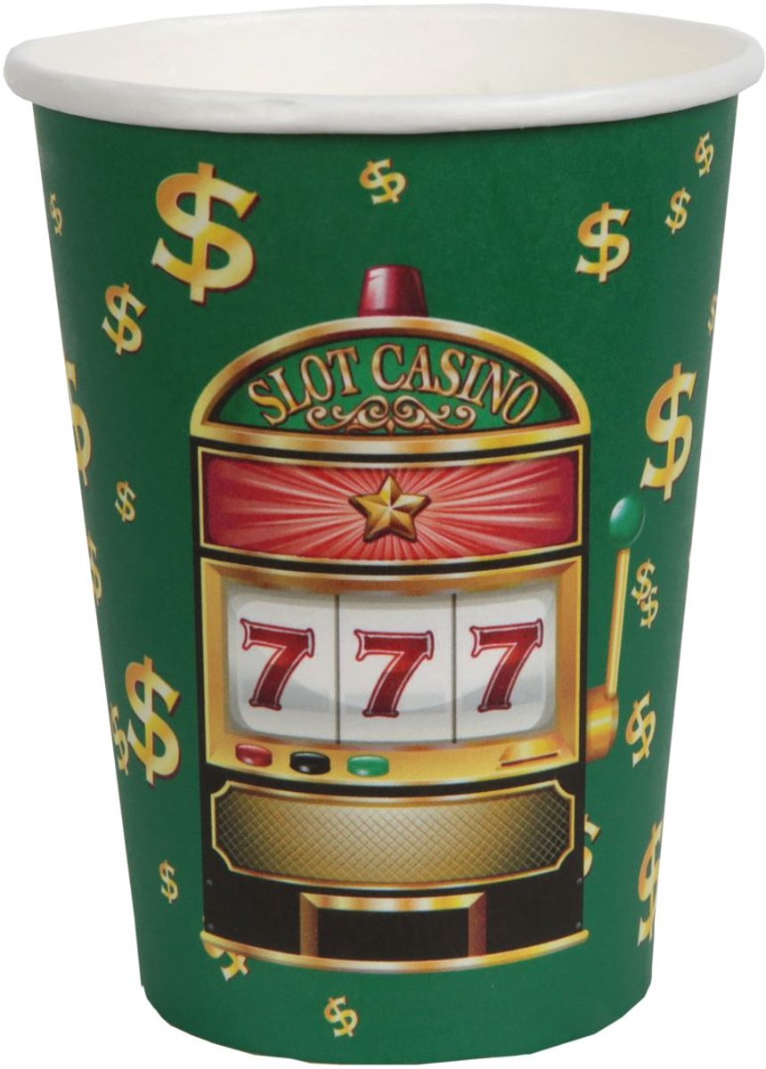 Wegwerpbekers, Casino - 10 stuks