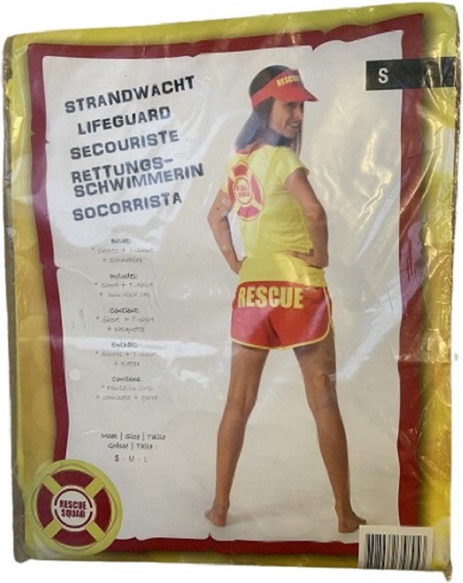 Strandwacht Carnaval Kostuum Dames - S