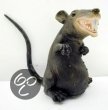 Halloween decoratie rubber Rat 35 cm