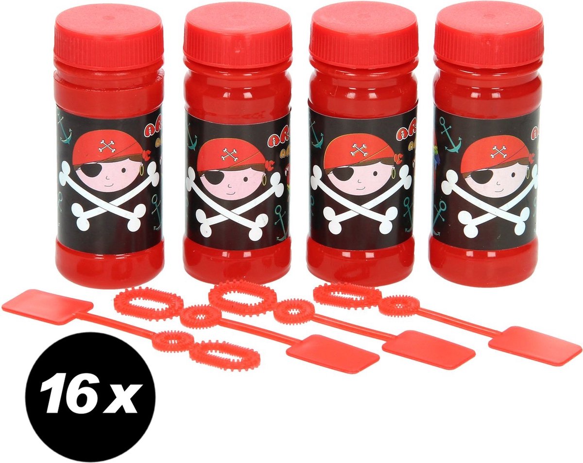 Piraten   potjes - 16 stuks - Piratenfeestje thema piraat