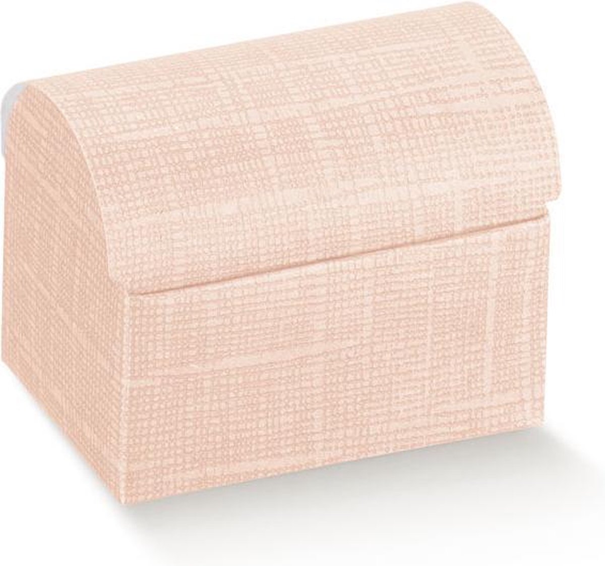 10 doosje hutkoffer / schatkist roze voor snoepjes, bonbons om uit te delen bij verjaardag, huwelijk, babyshower of doop.