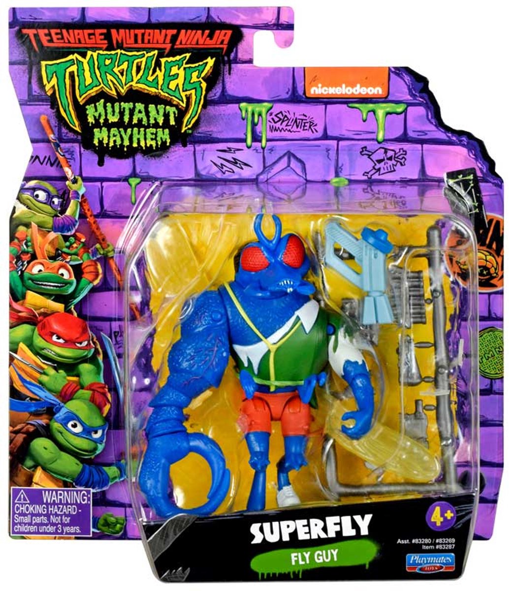 Playmates actiefiguur TMNT Super Fly - speelgoed voor kinderen.