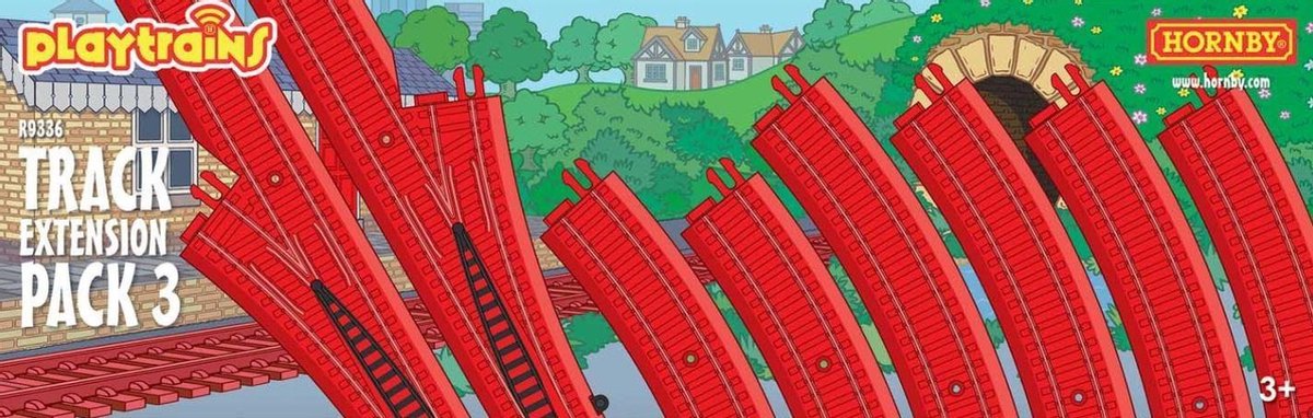 Playtrains - Track Extension Pack 3 (9/21) * - PT-R9336