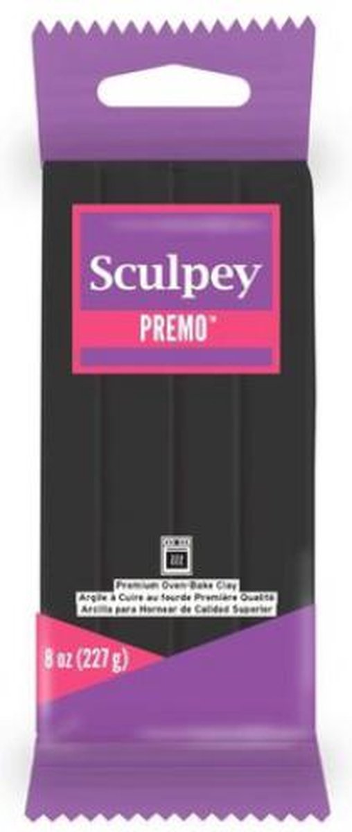 454Gr - Extra Groot Sculpey Premo klei zwart - 5042