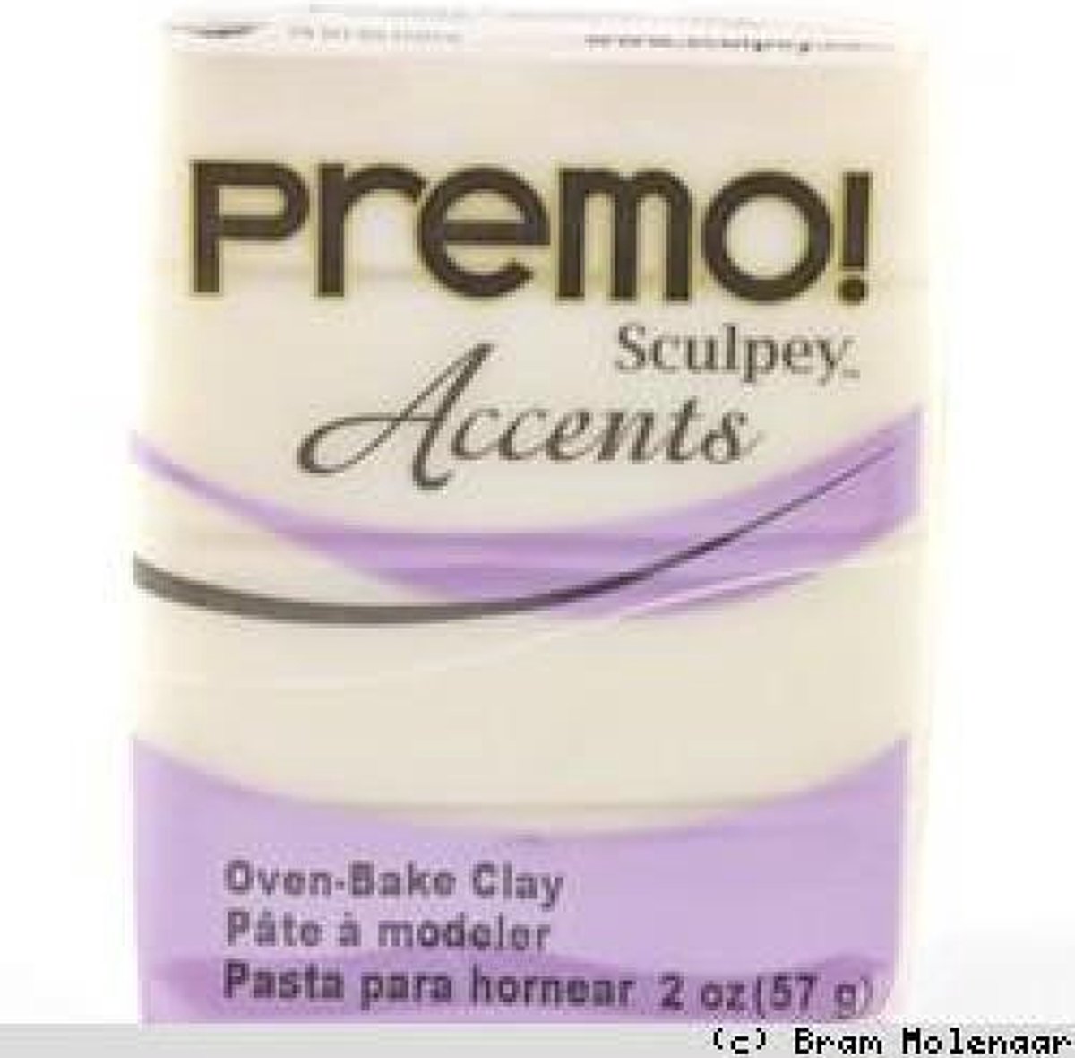 Sculpey Premo klei White Translucent 5527 - 57gr